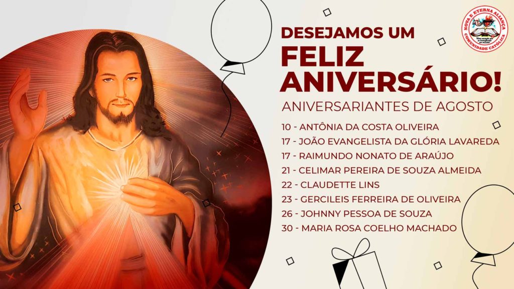 Que Deus derrame sua misericórdia infinita sobre os mantenedores aniversariantes!