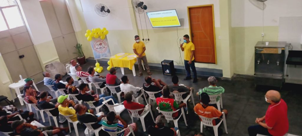 Comunidade realiza palestra de prevenção ao suicídio em alusão ao Setembro Amarelo